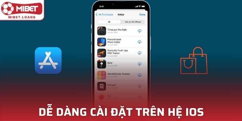 Dễ dàng cài đặt trên hệ iOS không lo bị gián đoạn